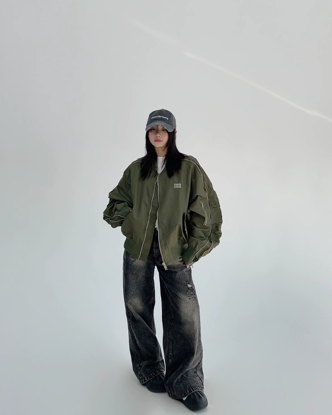 Zip Side Line MA-1 Blouson YLS0823
