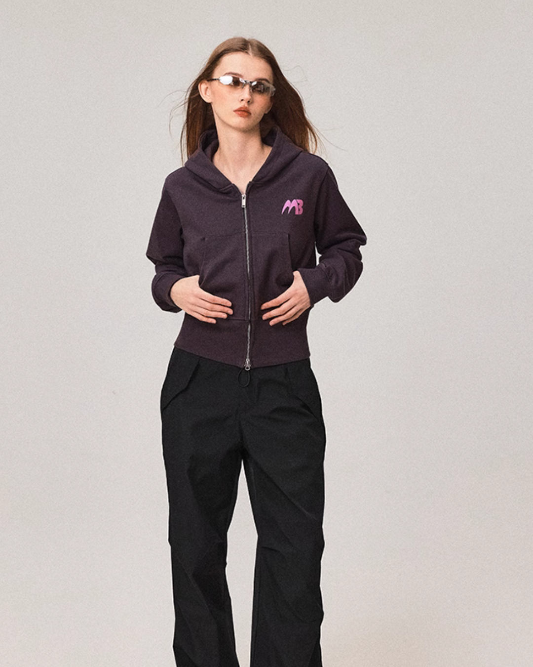Double Zip Compact Hoodie MDB0005