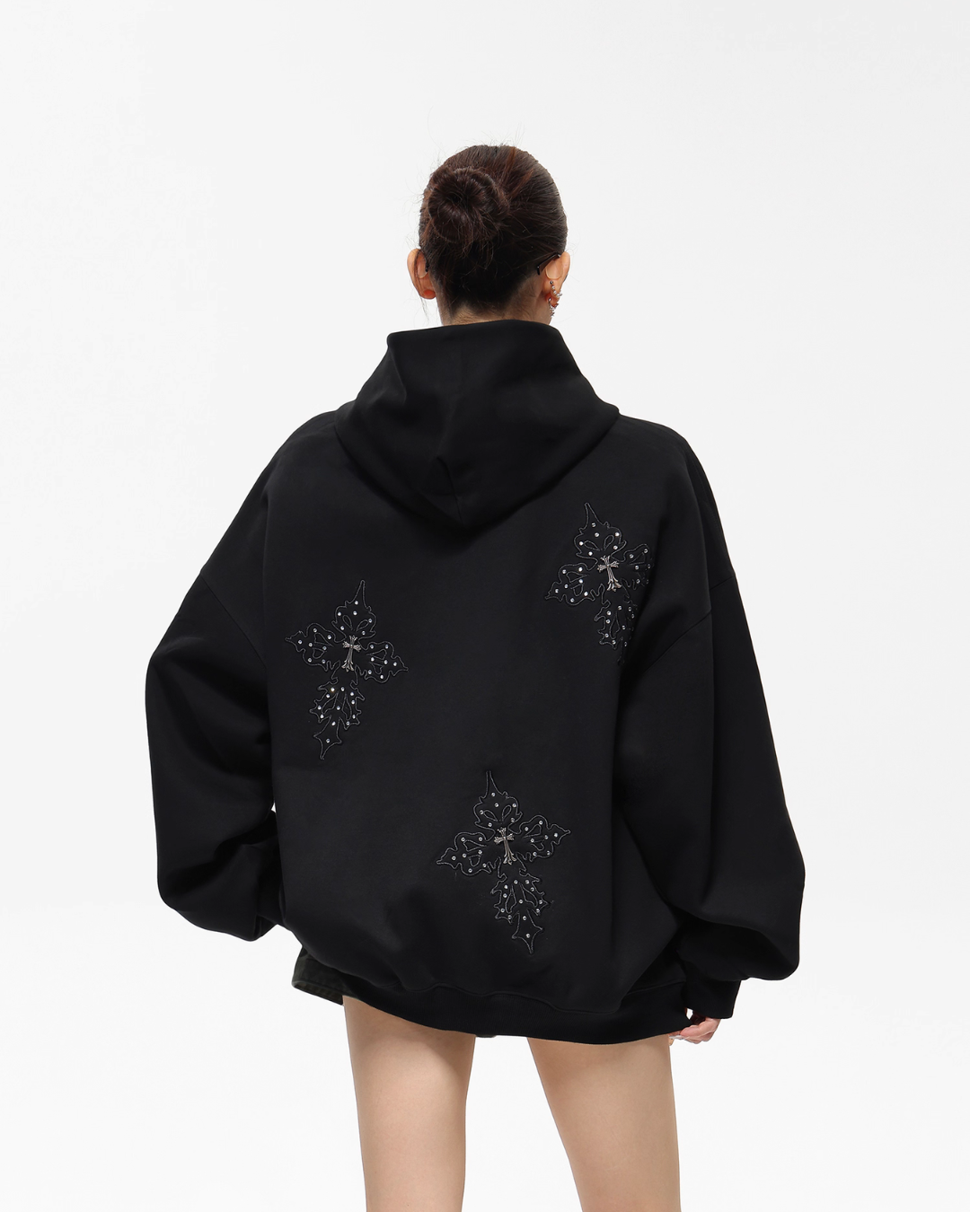 Embroidered Street Loose Hoodie ACS0308