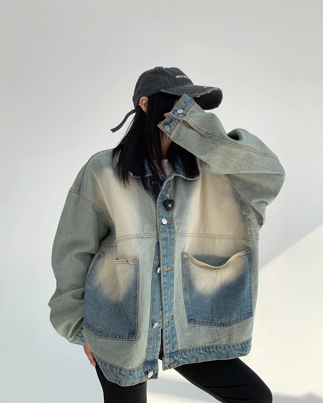 Vintage Washed Denim Jacket YLS0729