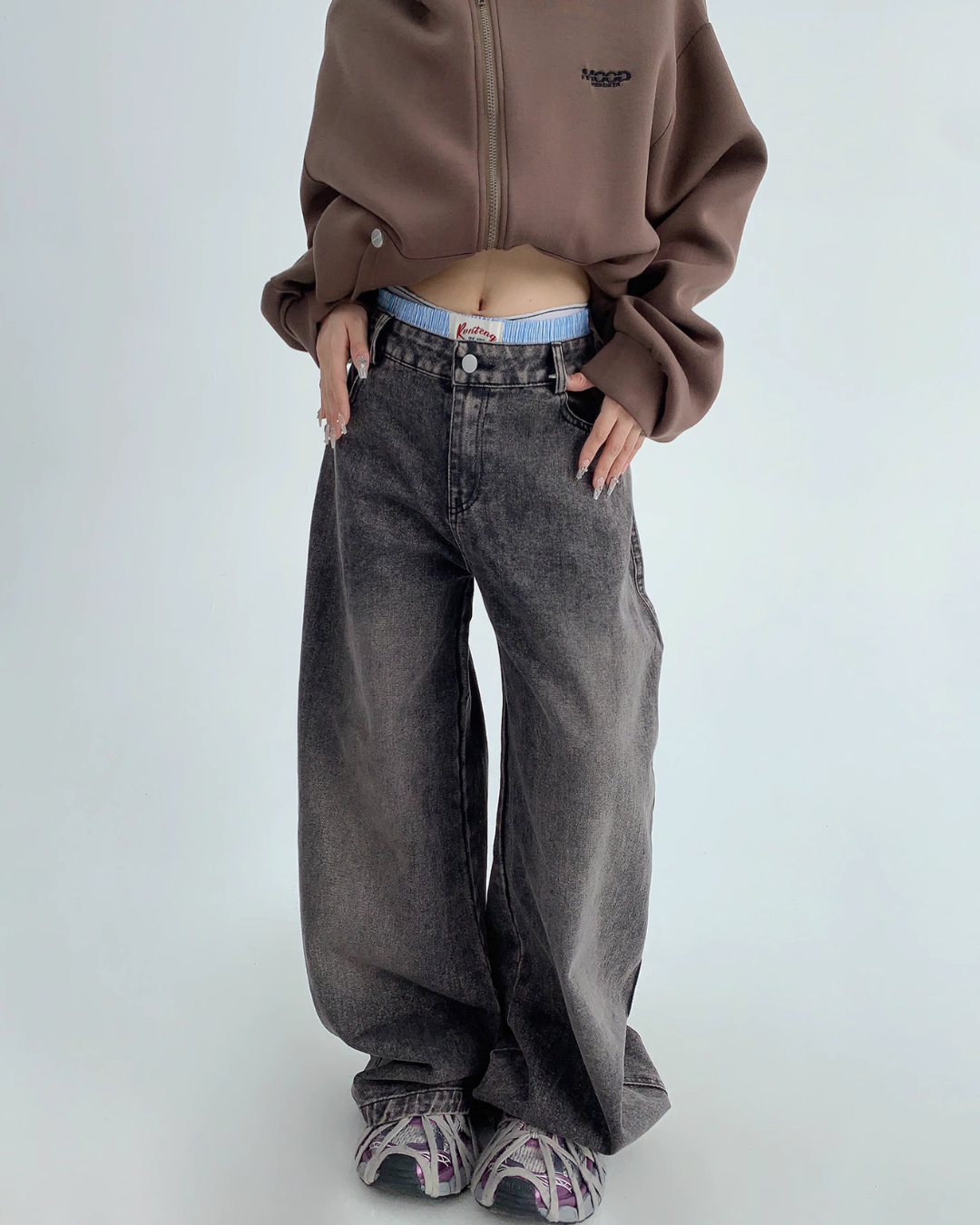 Wide Denim Pants YLS0491