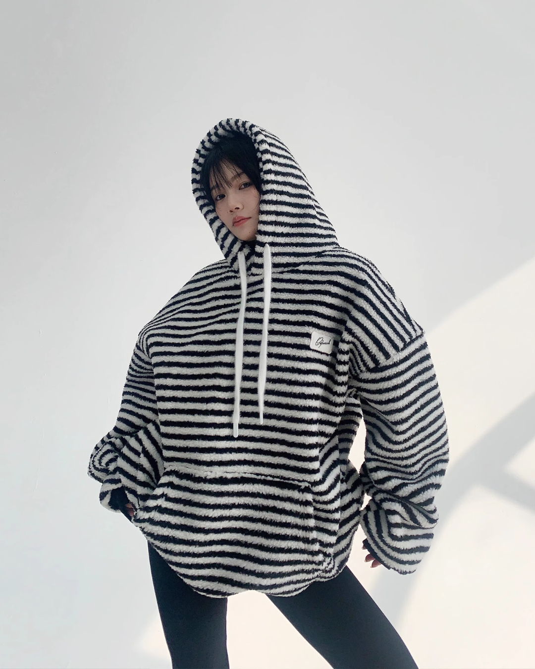 Border Pullover Hoodie YLS0635