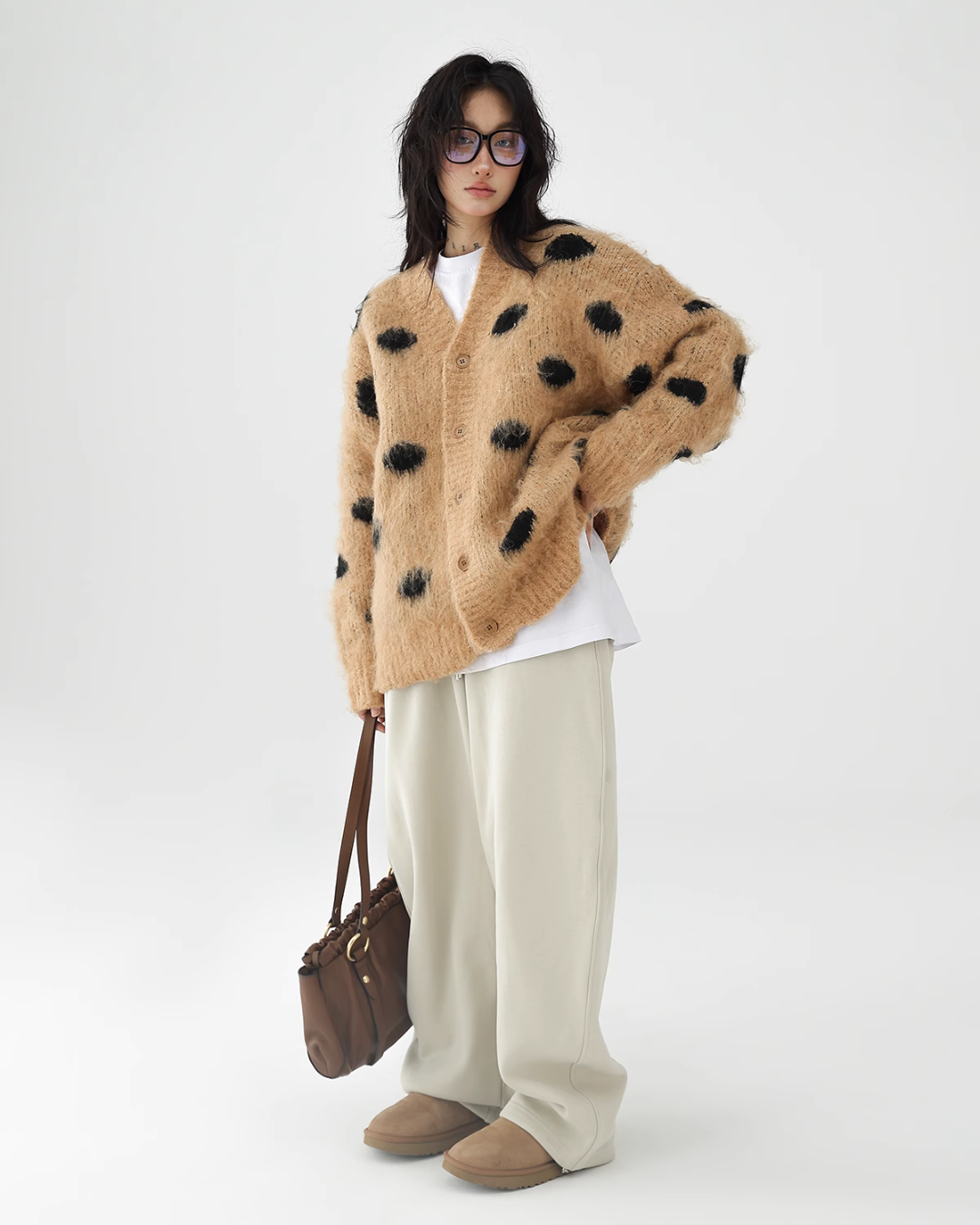 Polka Dot Knit Cardigan ACS0185