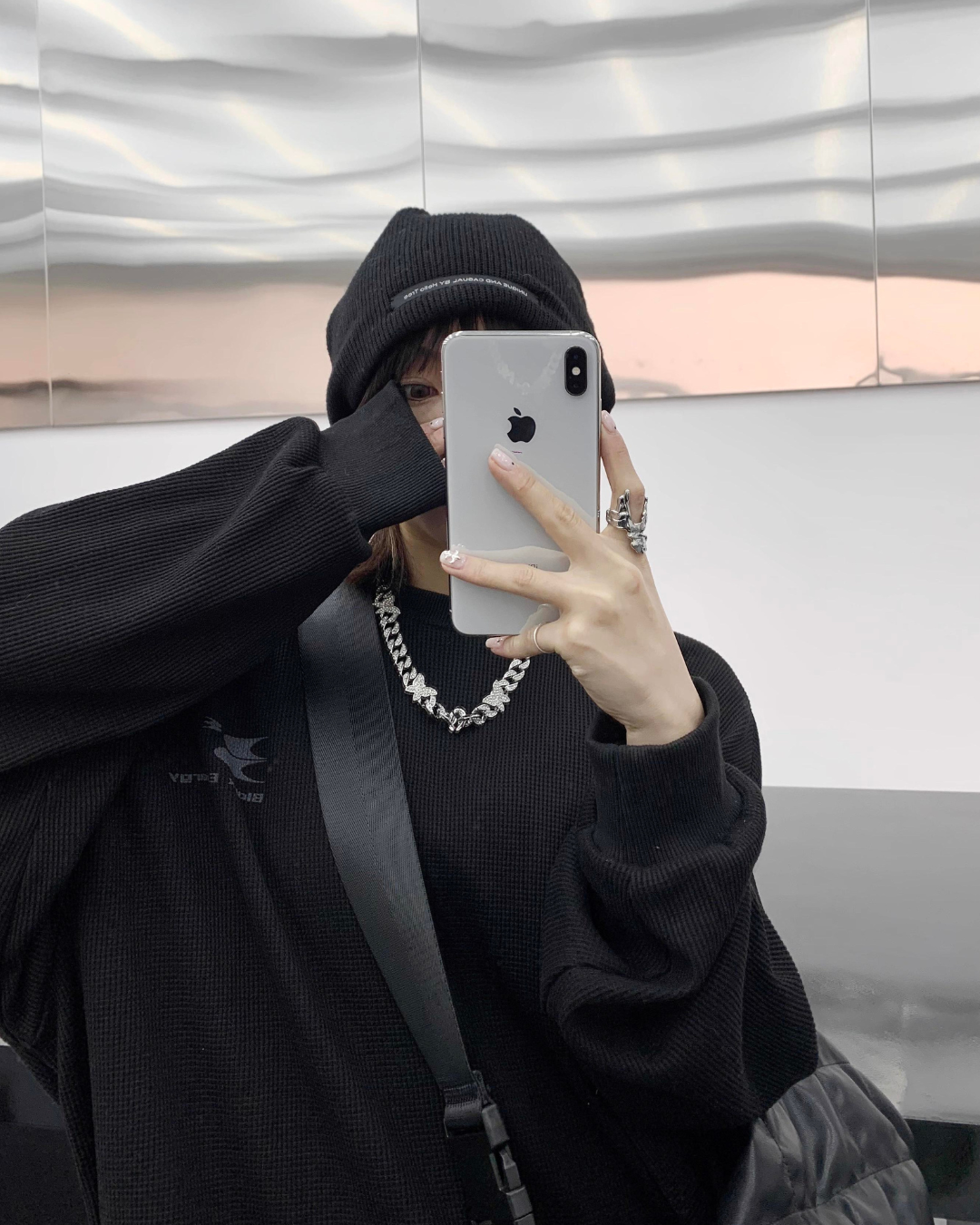 One Point Logo Sweat Tops YLS0396