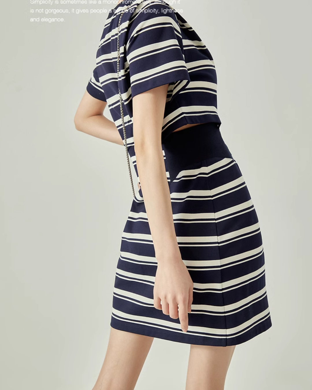 West Cut Border Mini Dress LLA0433