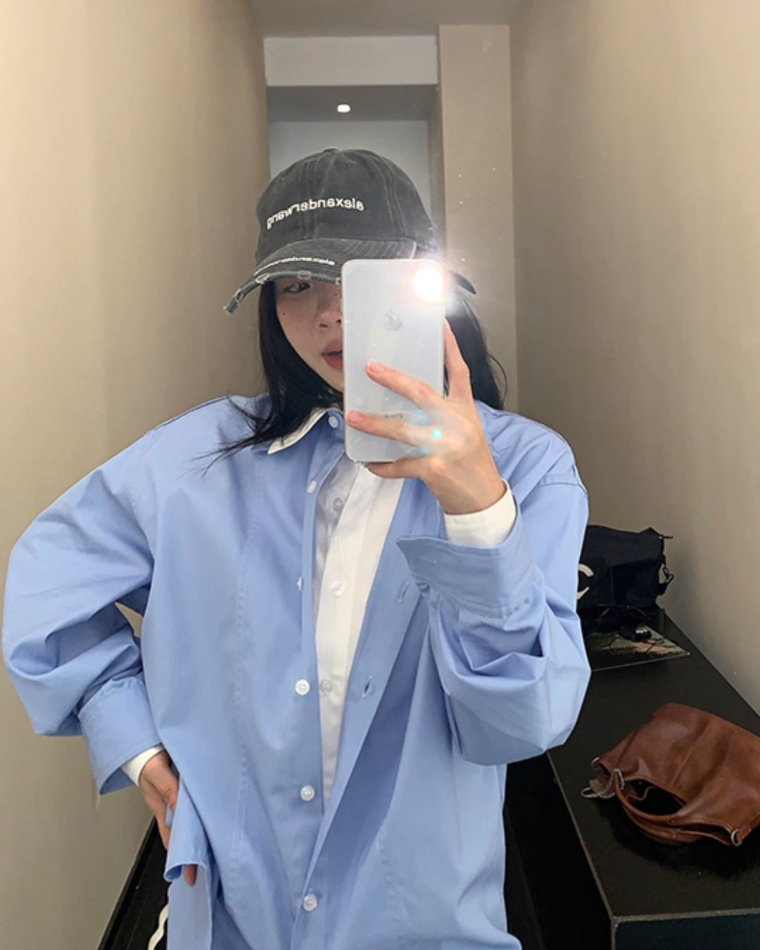 Layered Style Long Sleeve Shirt YLS0902