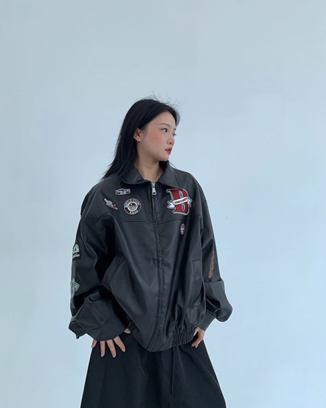 American Retro PU Leather Jacket YLS0895