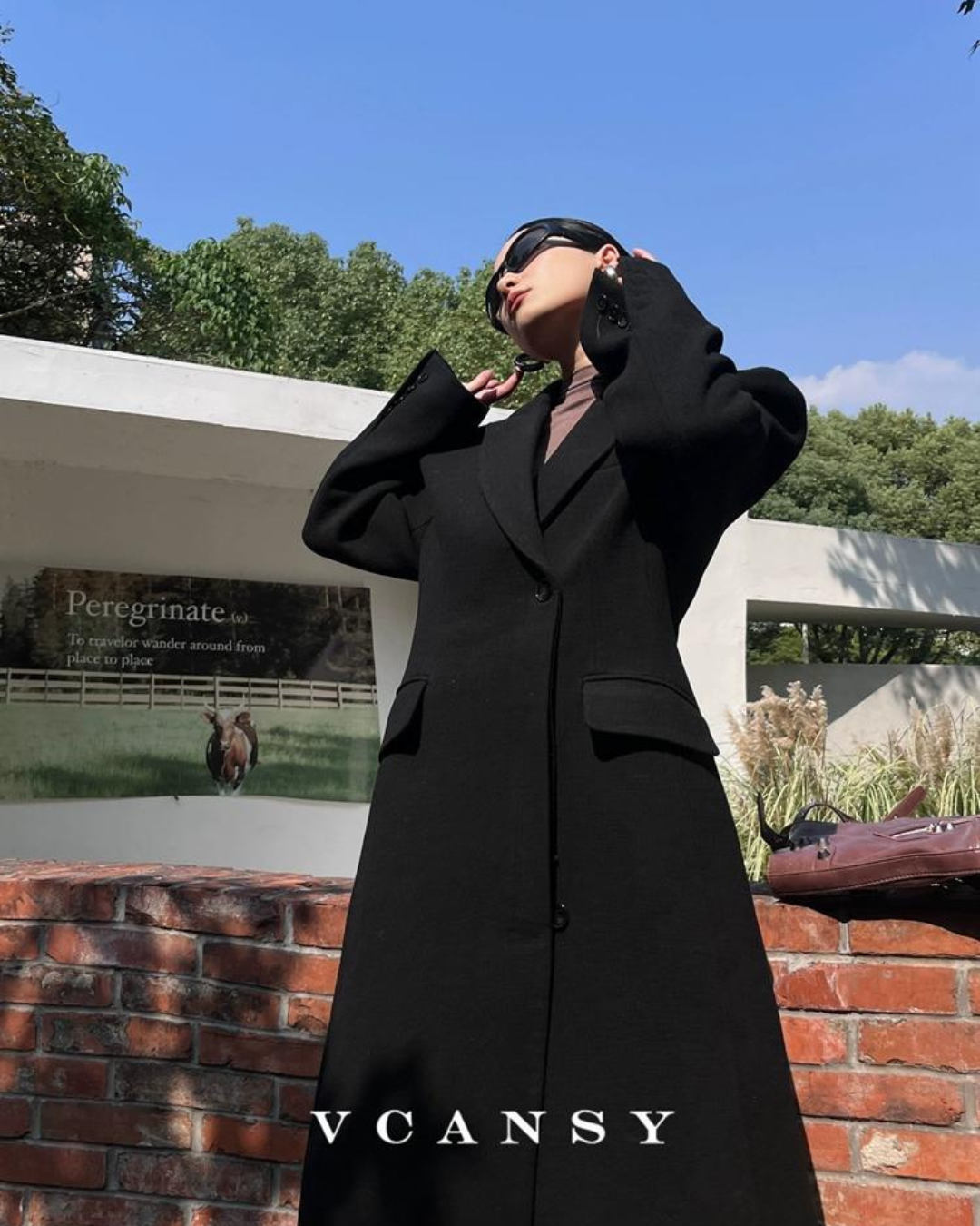 Formal Wool Long Coat VCY0030