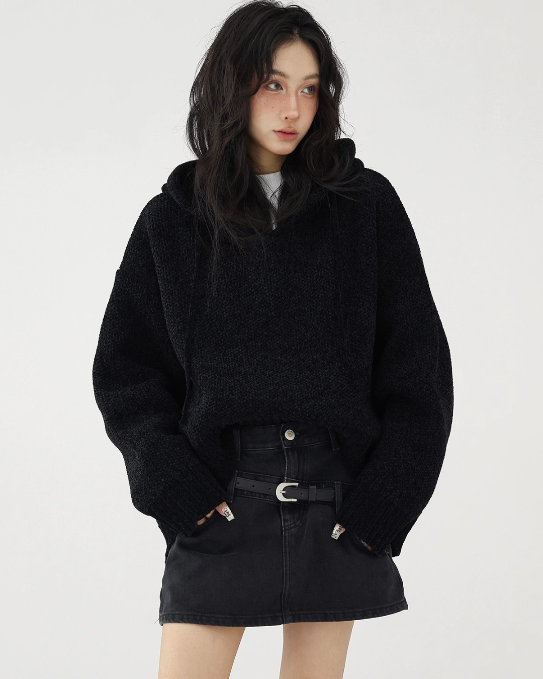 Pullover Knit Hoodie ACS0205