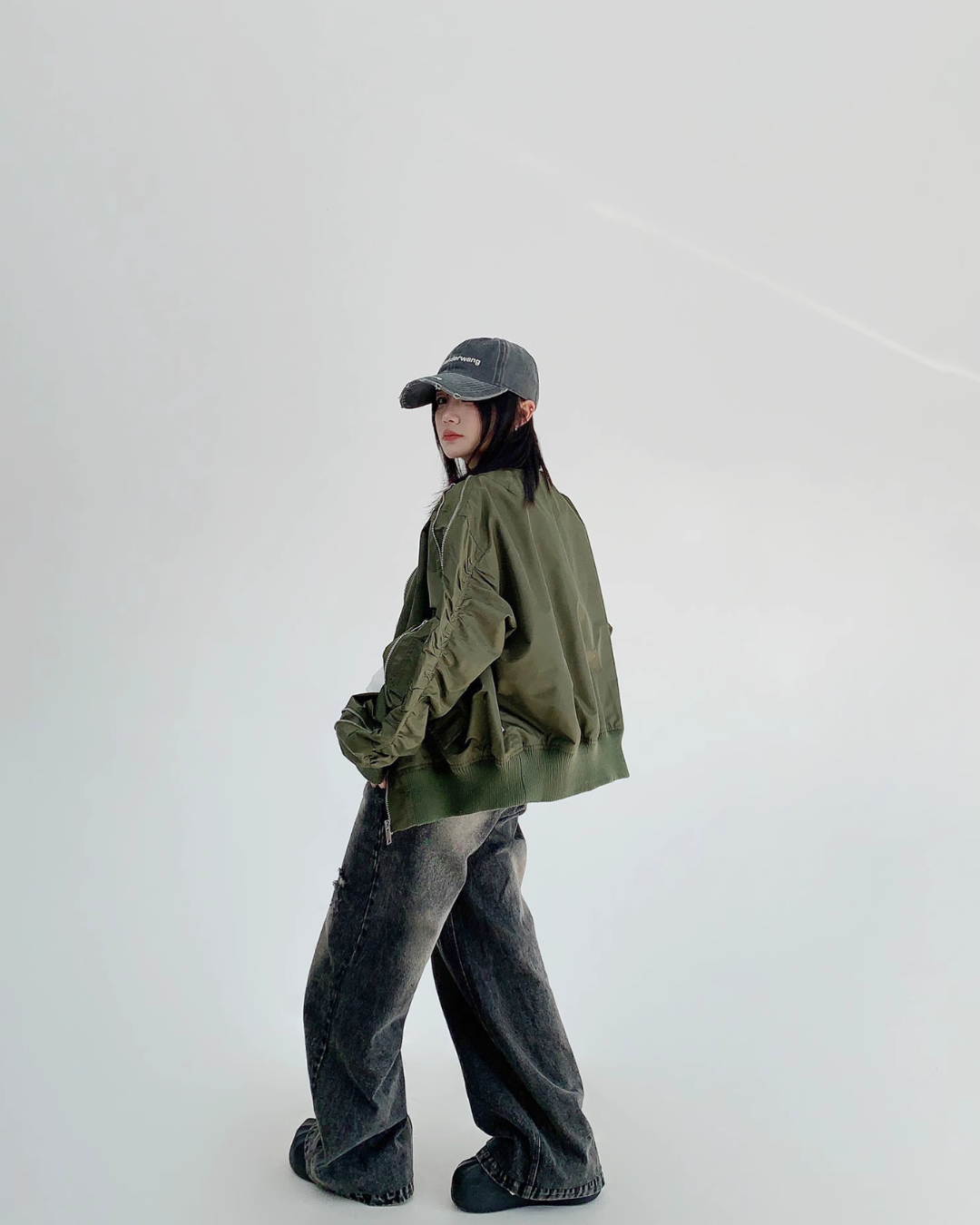 Zip Side Line MA-1 Blouson YLS0823