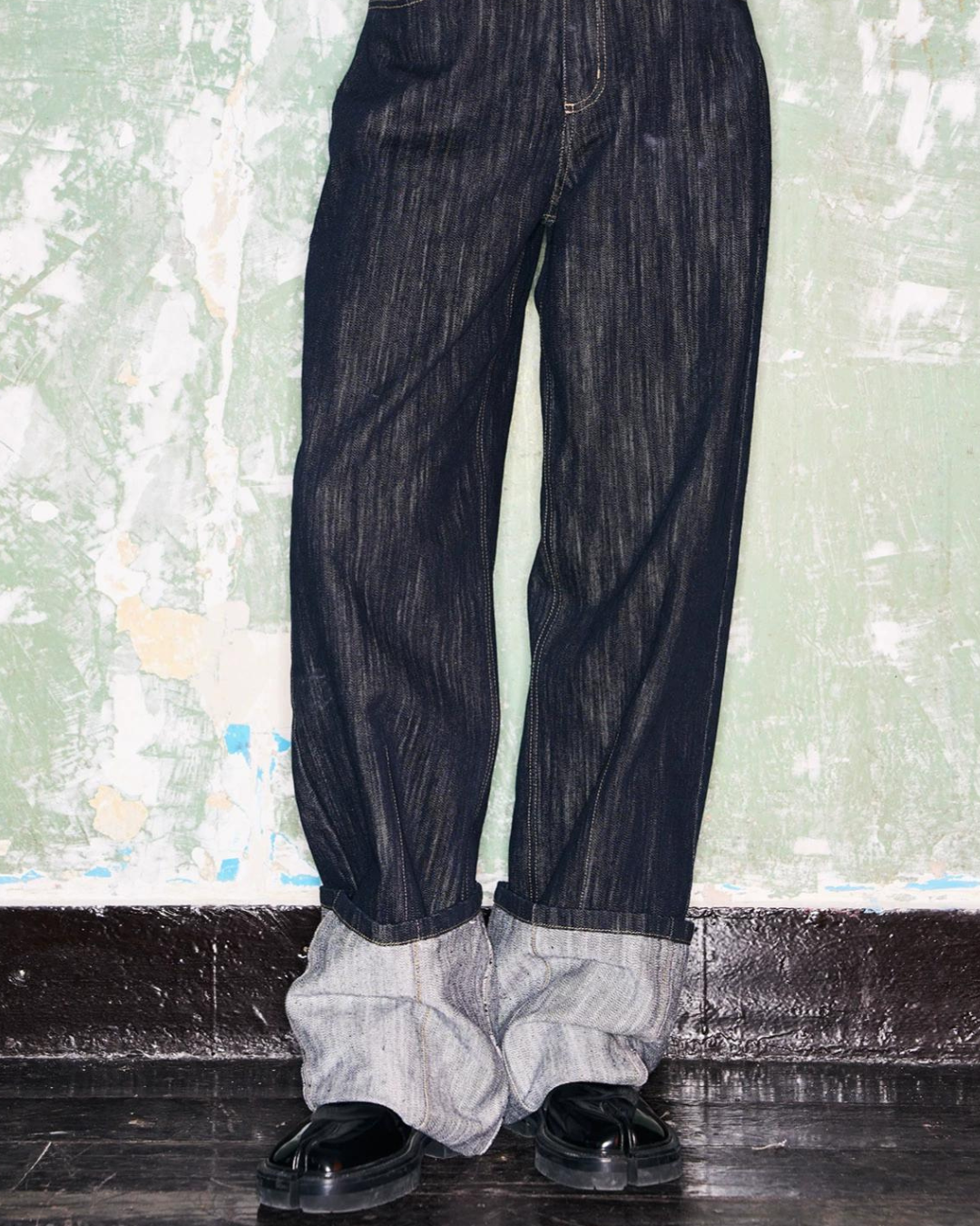 Wash Wide Denim Pants TKC0016
