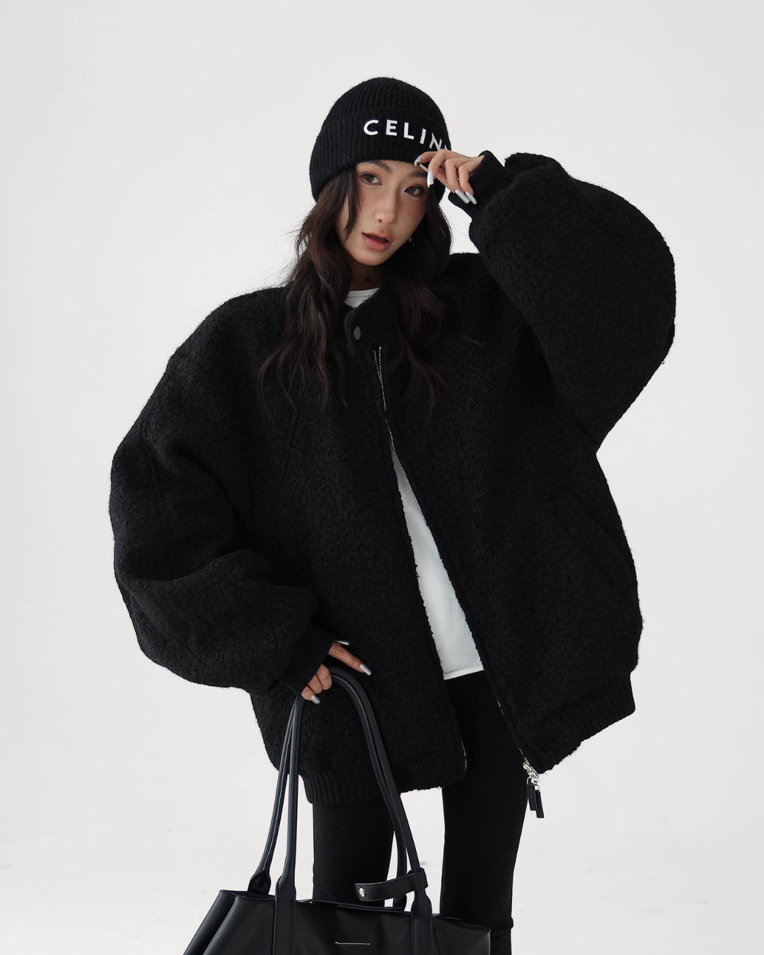 Stand Collar Wool Coat ACS0306