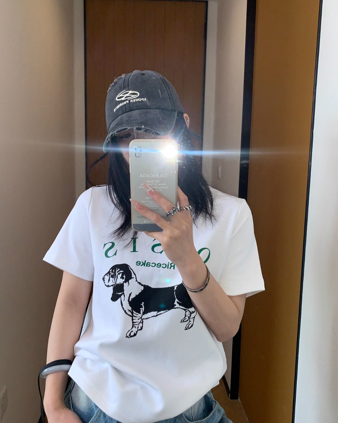 Dog Print Cotton Short Sleeve T-Shirt YLS0819