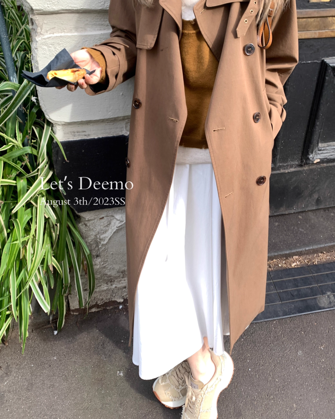 Trench Coat With Belt DEM0002