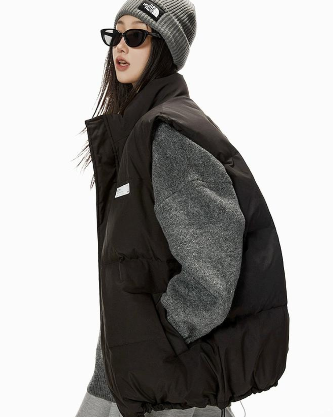 Back Logo Down Vest ICM0009