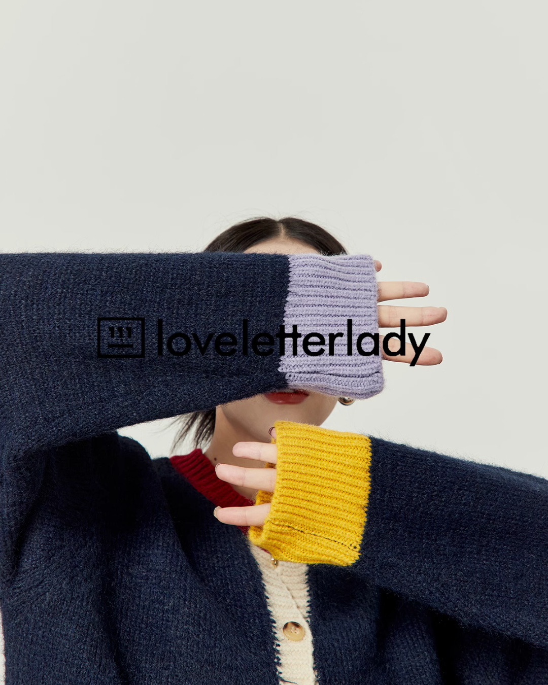 Round Neck Color Knit Cardigan LLA0402