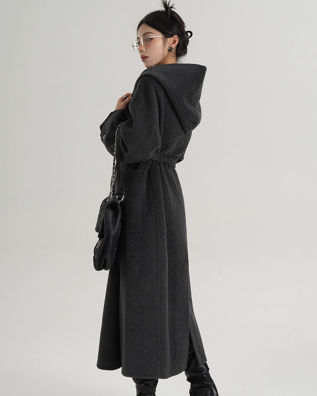 Belt Design Classic Long Coat SRS0318