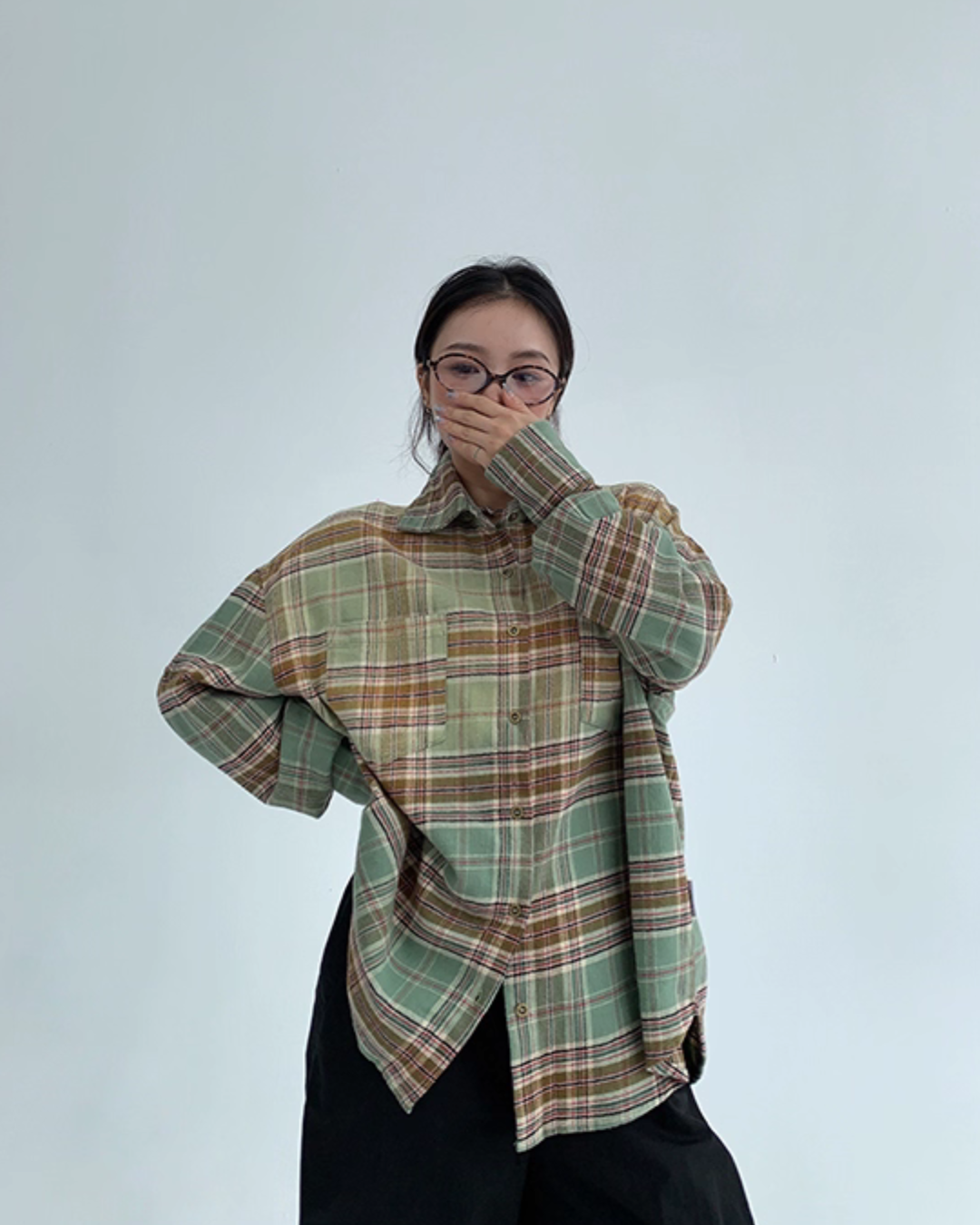 Back Logo Vintage Shirt YLS0905