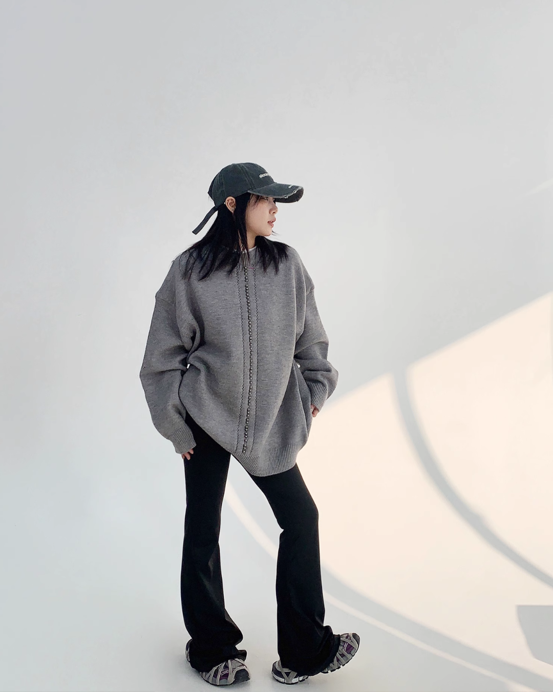 Round Neck Long Sleeve Knit YLS0631