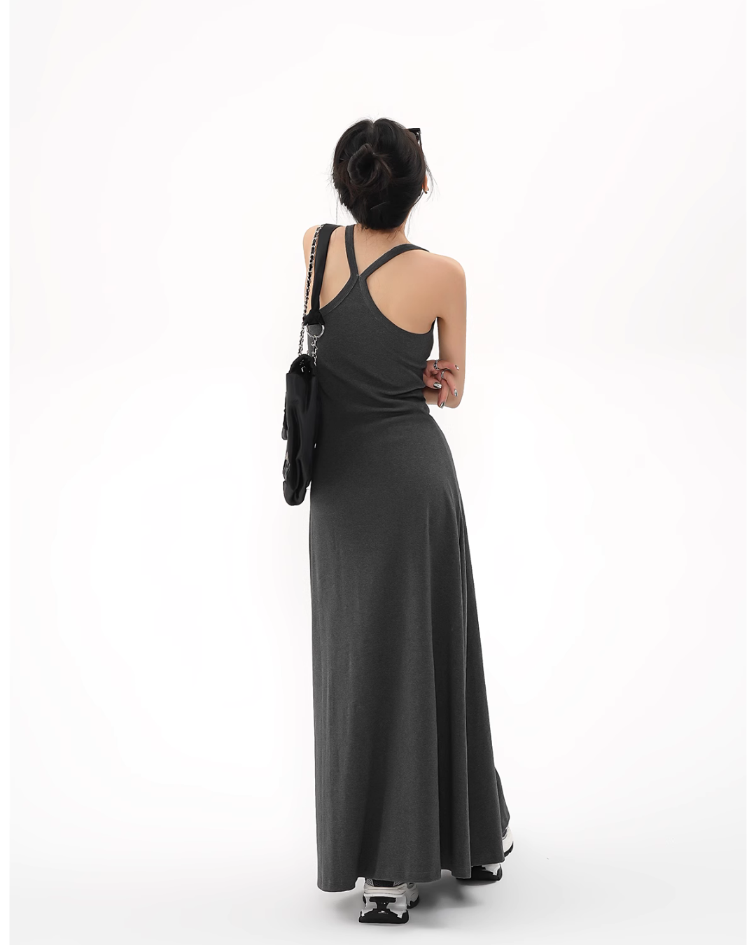 Halter Neck Long Dress SRS0275