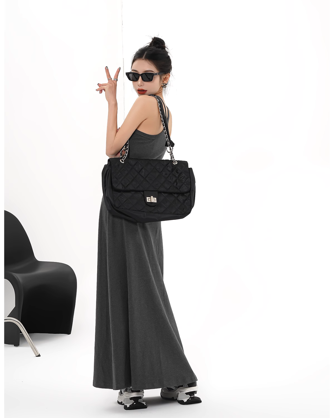 Halter Neck Long Dress SRS0275