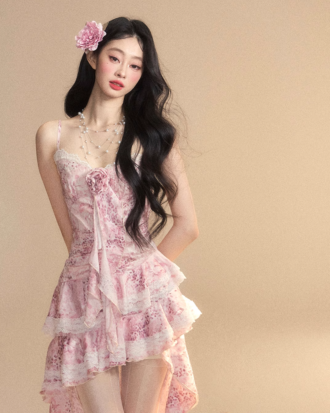 French Lace Slip Dress LAS0020