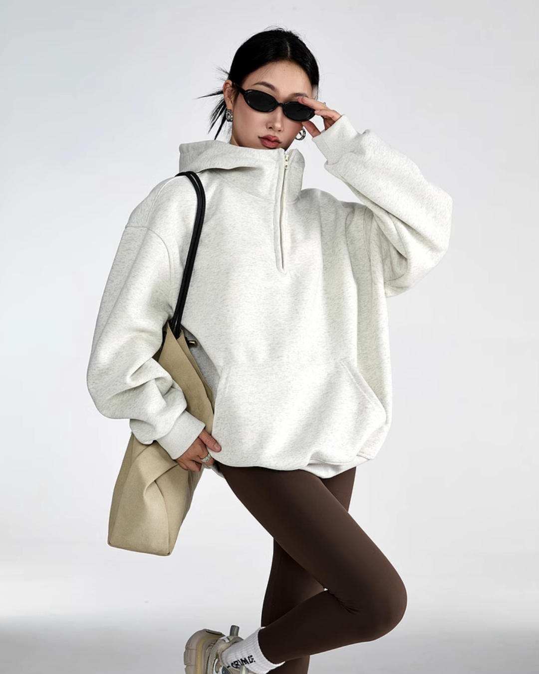 Half Zip Sweat Tops ICM0059