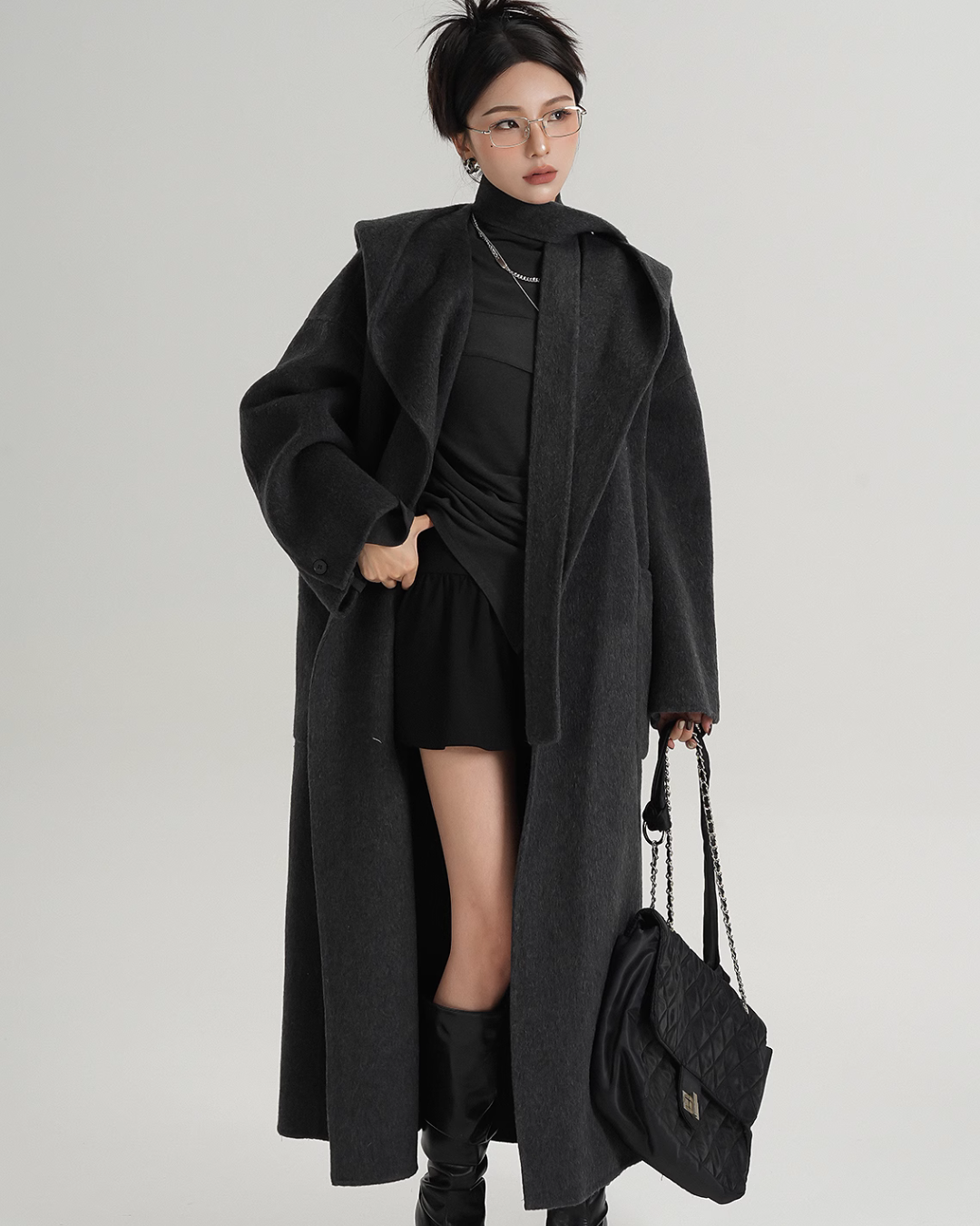 Belt Design Classic Long Coat SRS0318