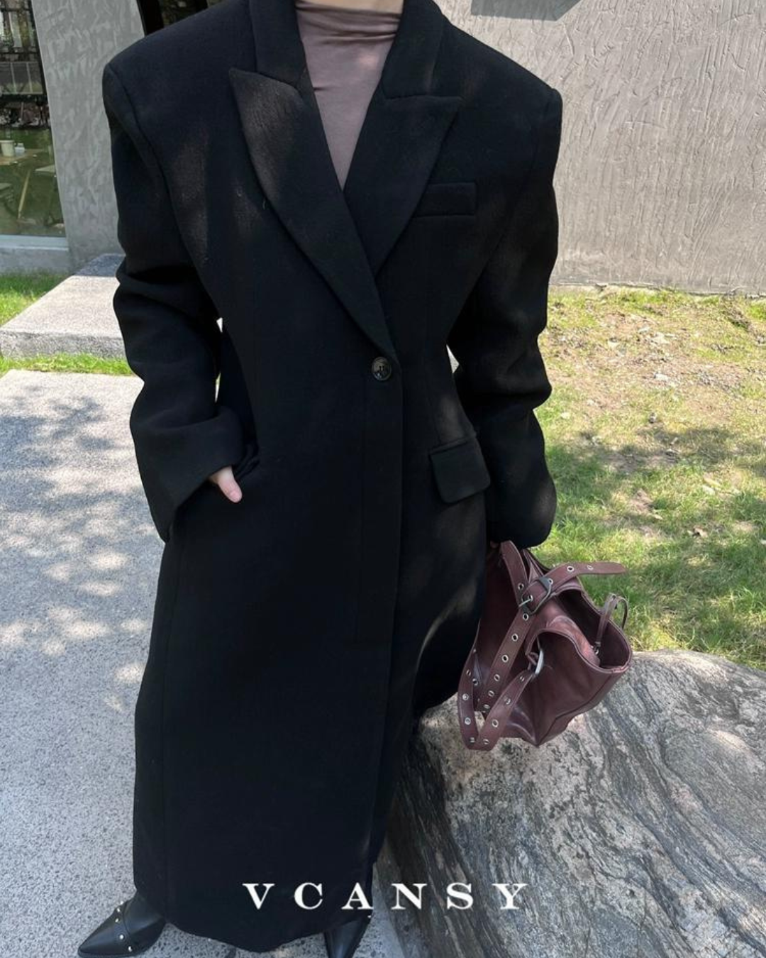 Formal Wool Long Coat VCY0030