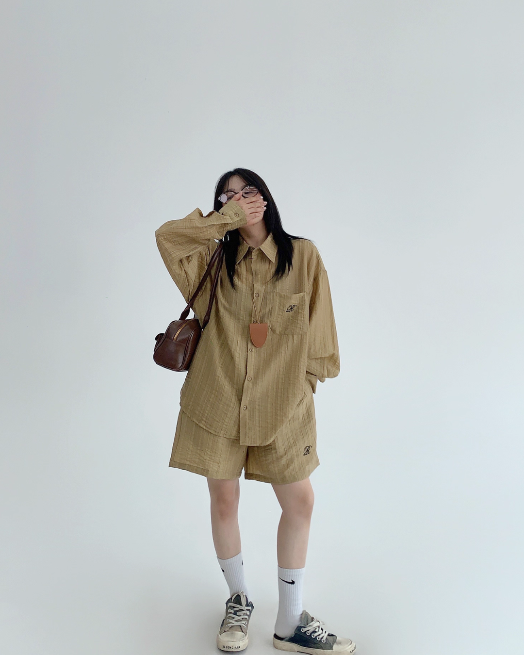 Relax Long Sleeve Shirt / Shorts YLS0882