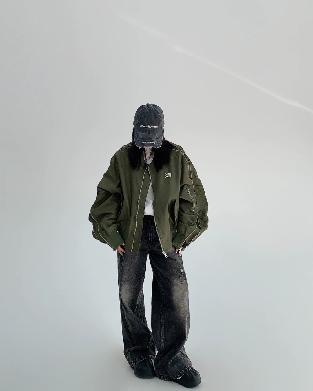 Zip Side Line MA-1 Blouson YLS0823