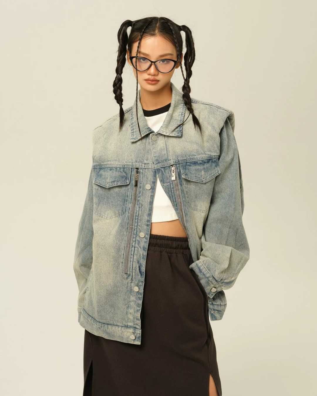 American Retro Denim Jacket EZK0012