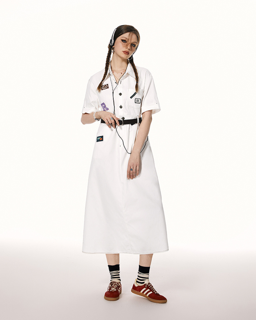 American Preppy Shirt Dress IMO0059