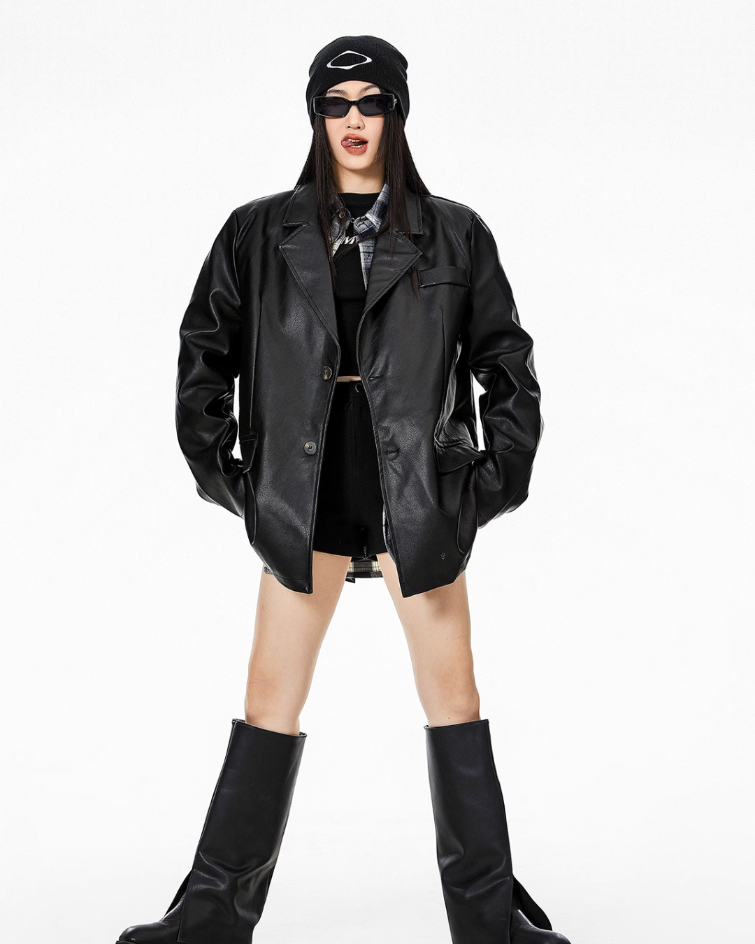 Vintage Leather Jacket ICM0066