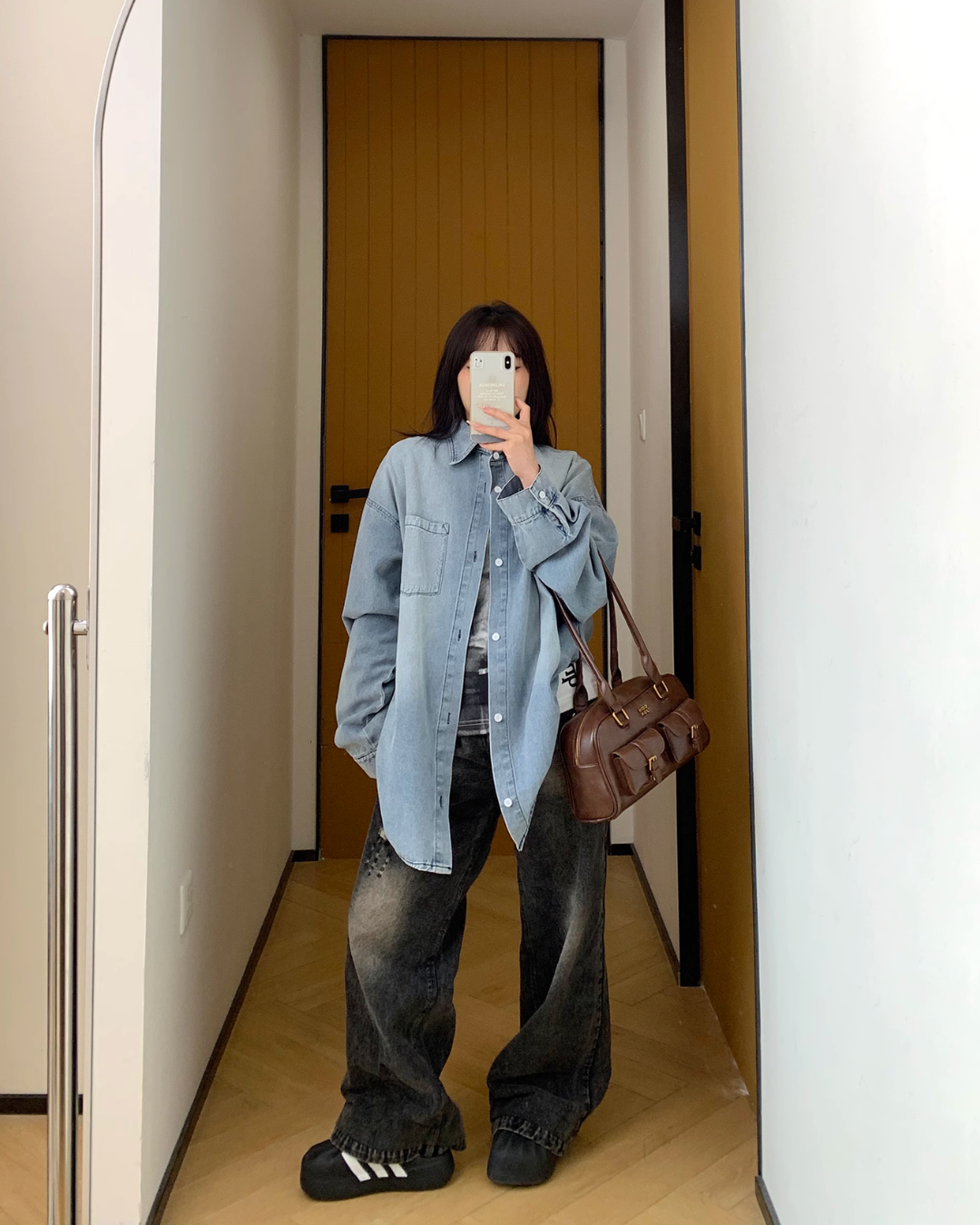 Retro Loose Denim Shirt YLS0826