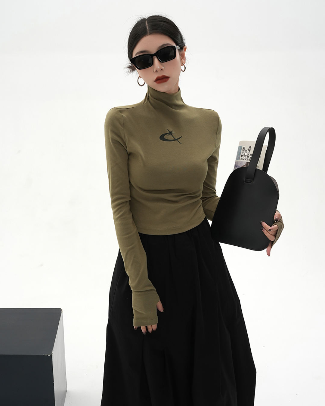 Street Turtleneck Tight Top SRS0030