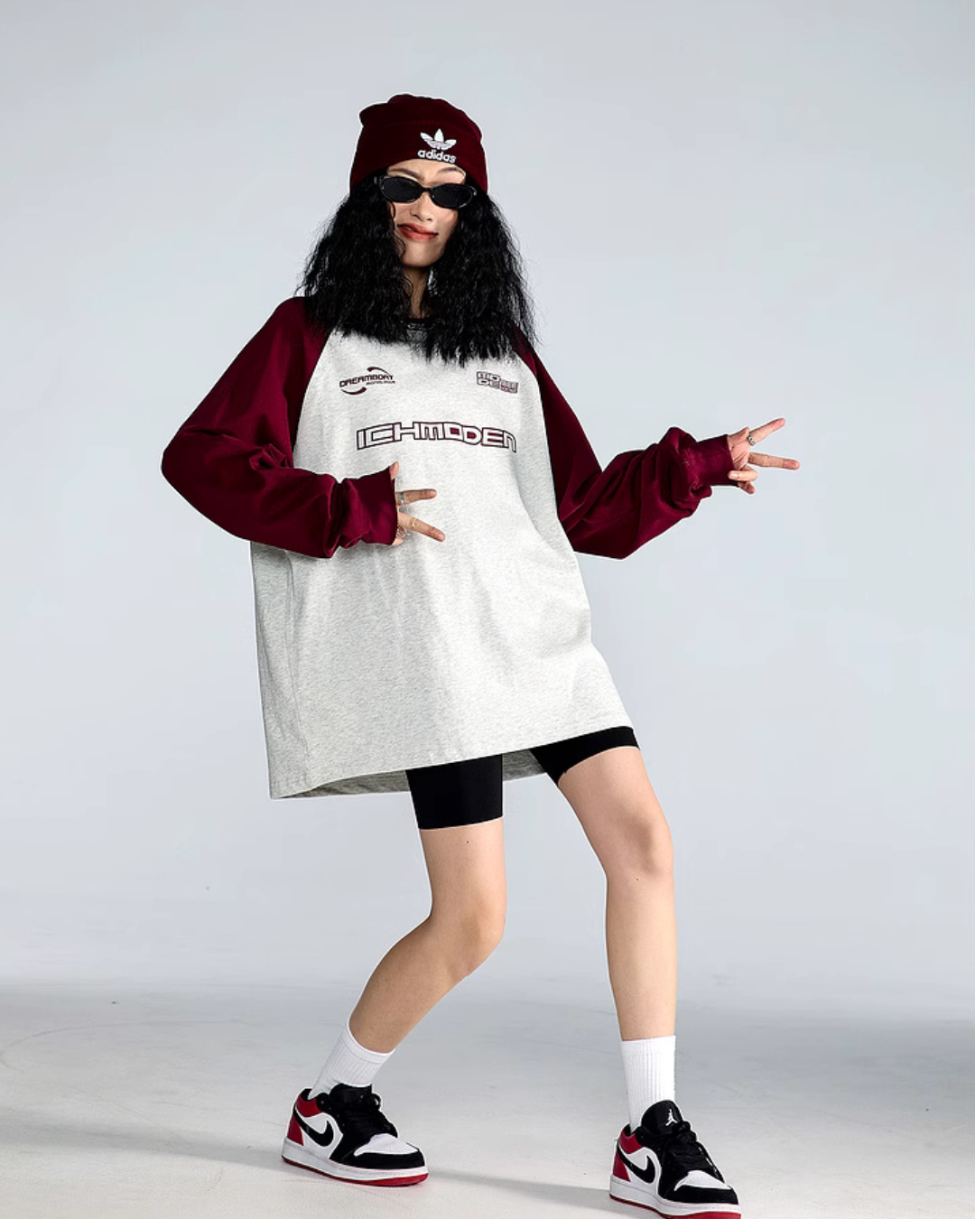 Logo Raglan Long Sleeve T-Shirt ICM0061