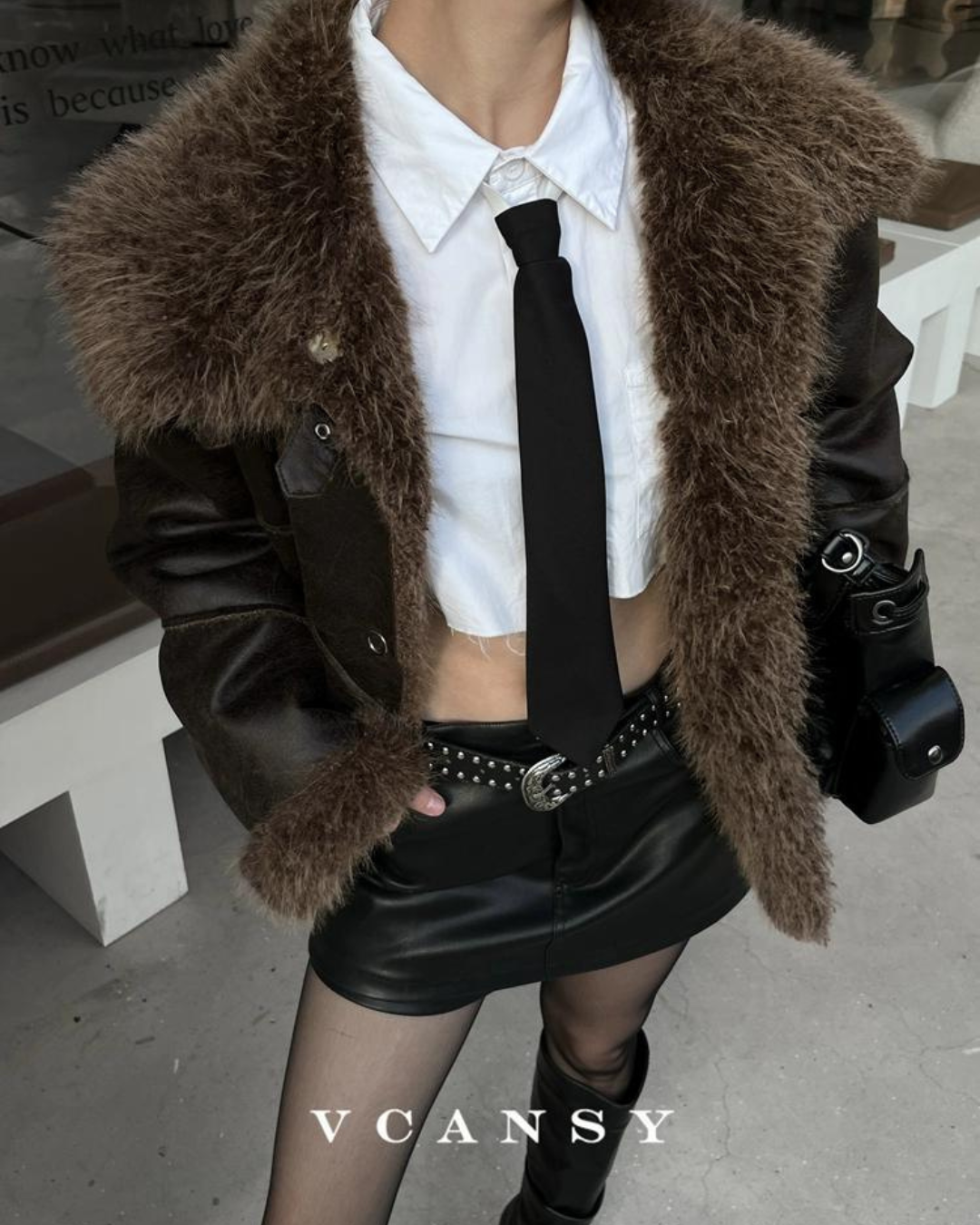 Vintage Mouton Jacket VCY0038