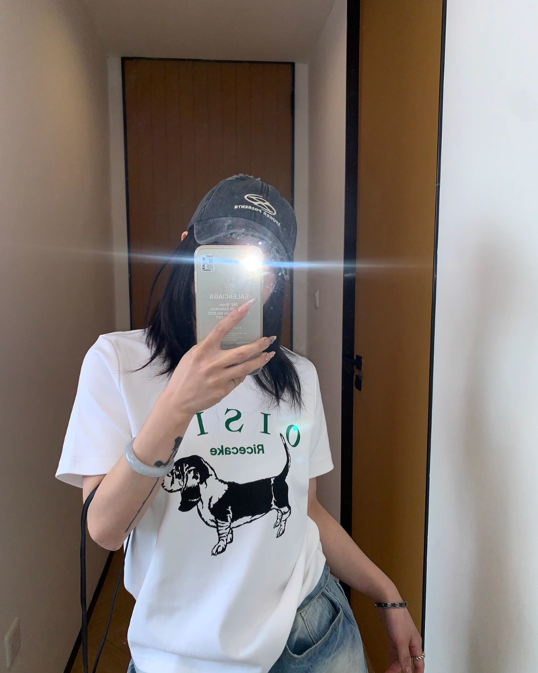 Dog Print Cotton Short Sleeve T-Shirt YLS0819