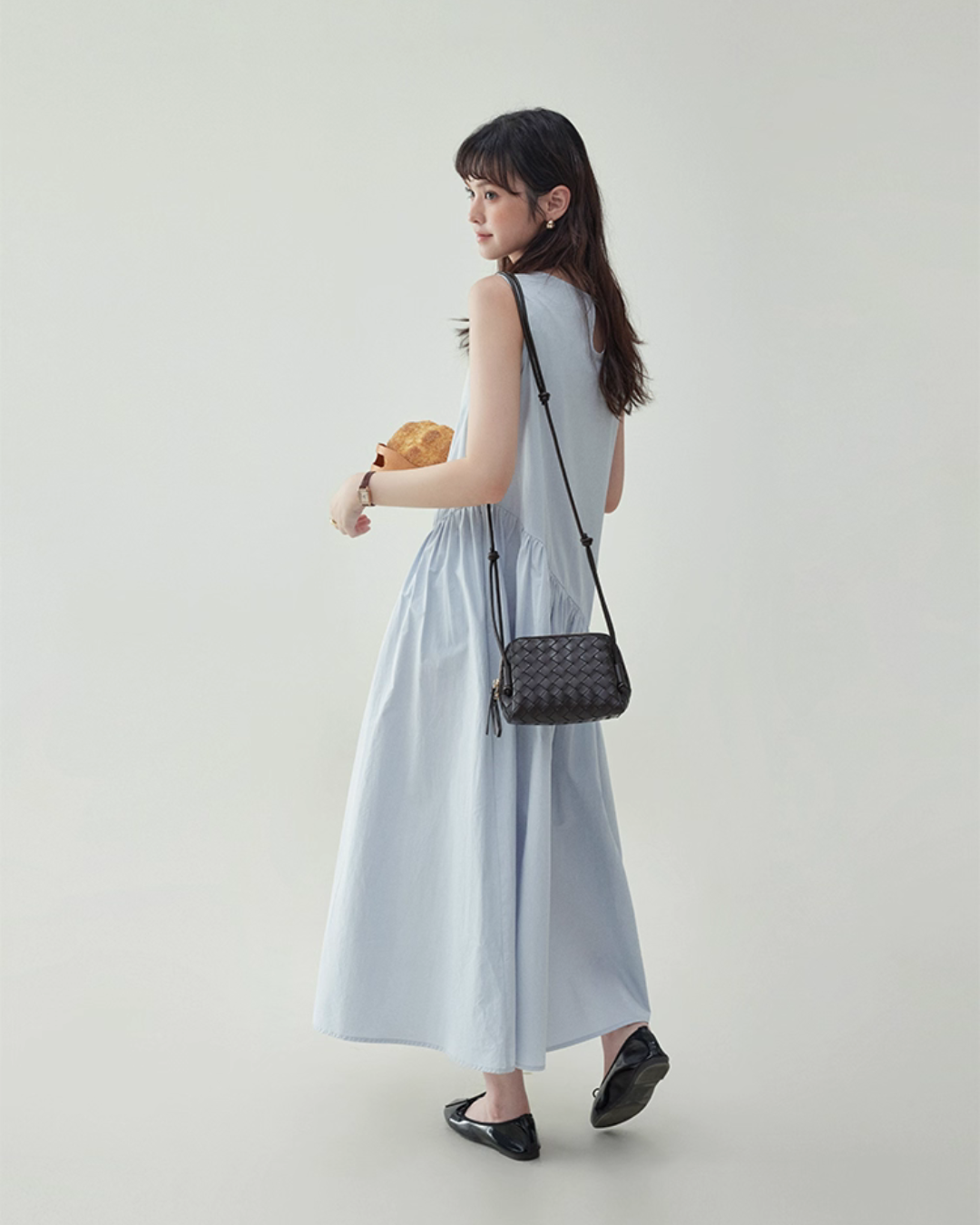 Asymmetrical Sleeveless Dress AMU0024