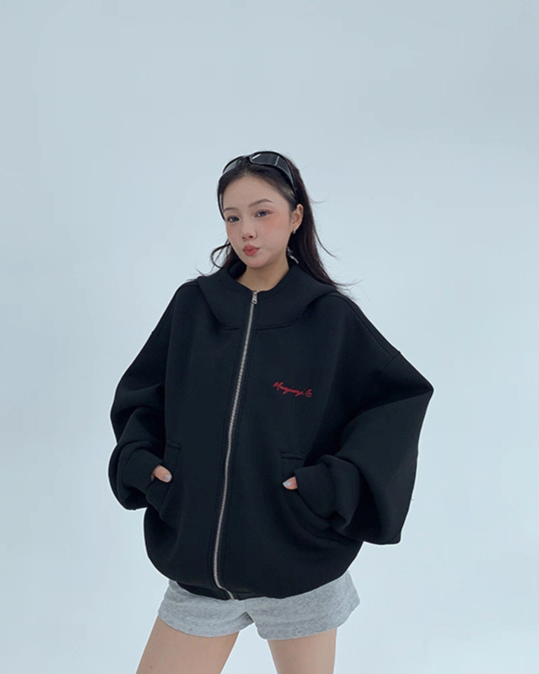 Back Logo Sweat Hood Jacket YLS0908