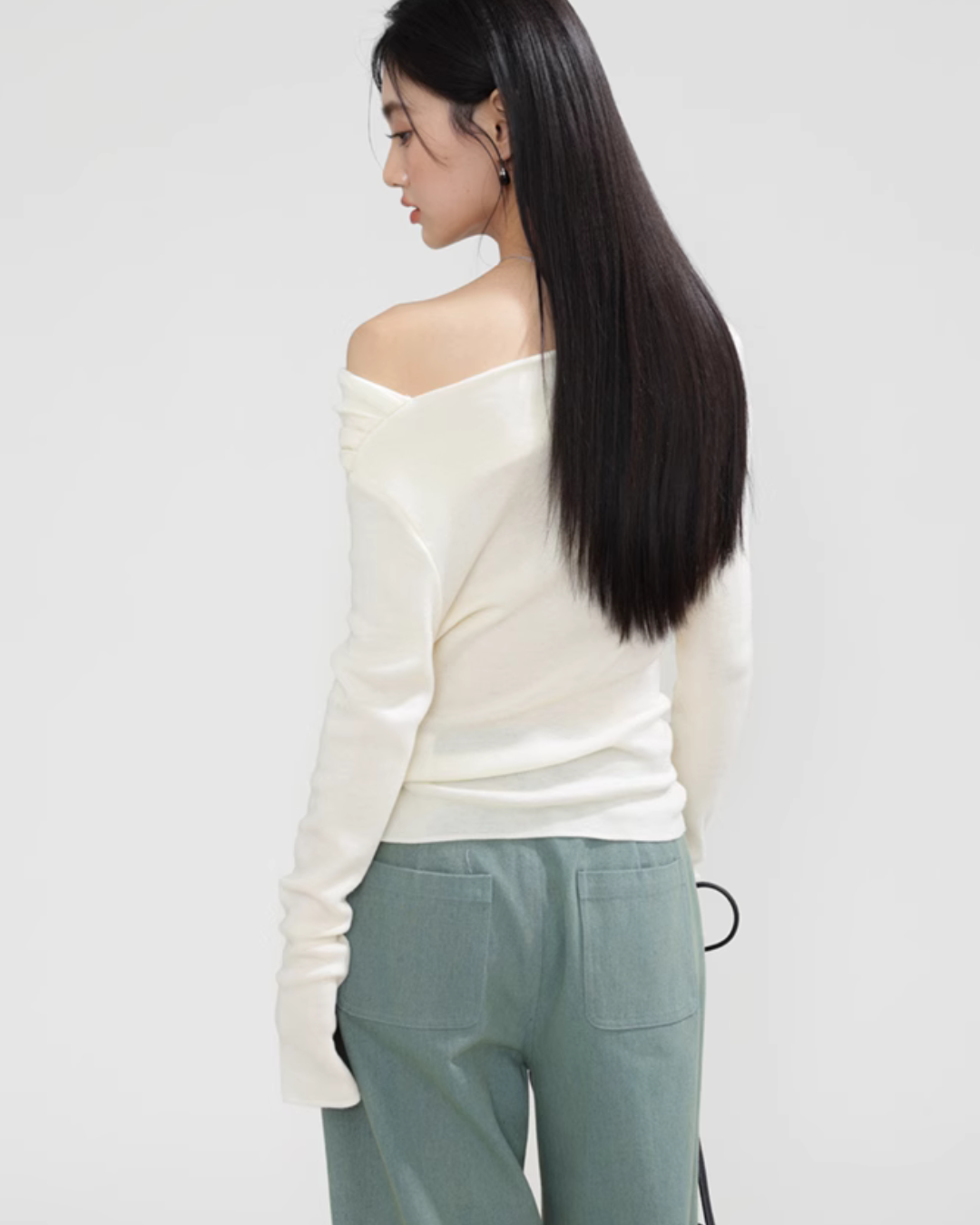 Draped Wrap Top CHS0008