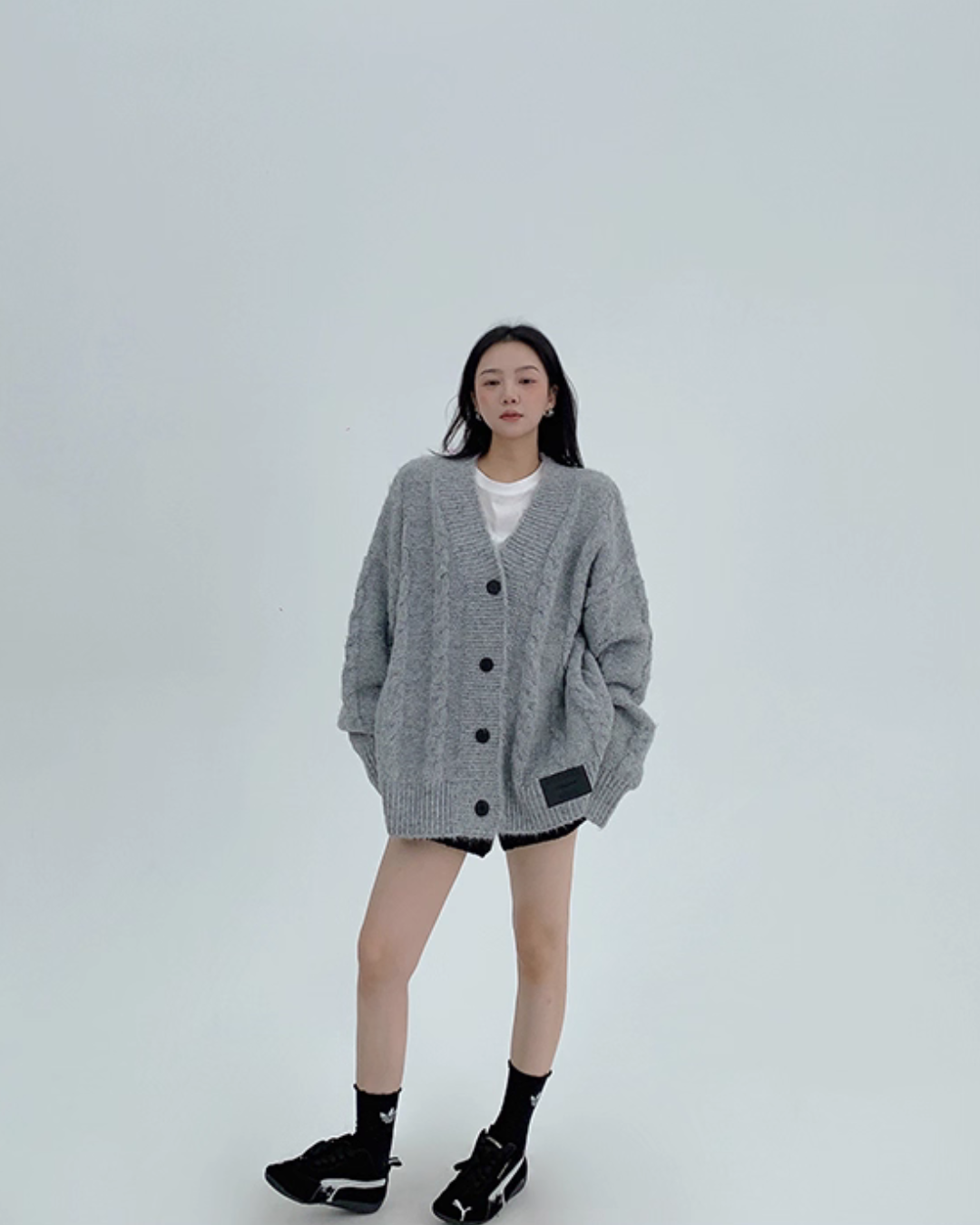 Cable Knit Cardigan YLS0961