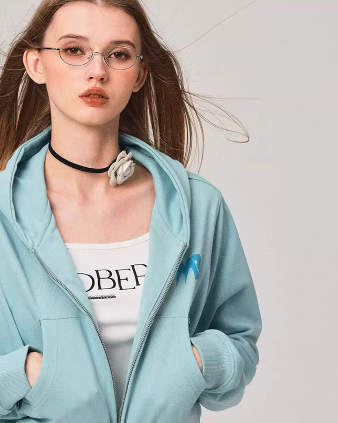 Double Zip Compact Hoodie MDB0005