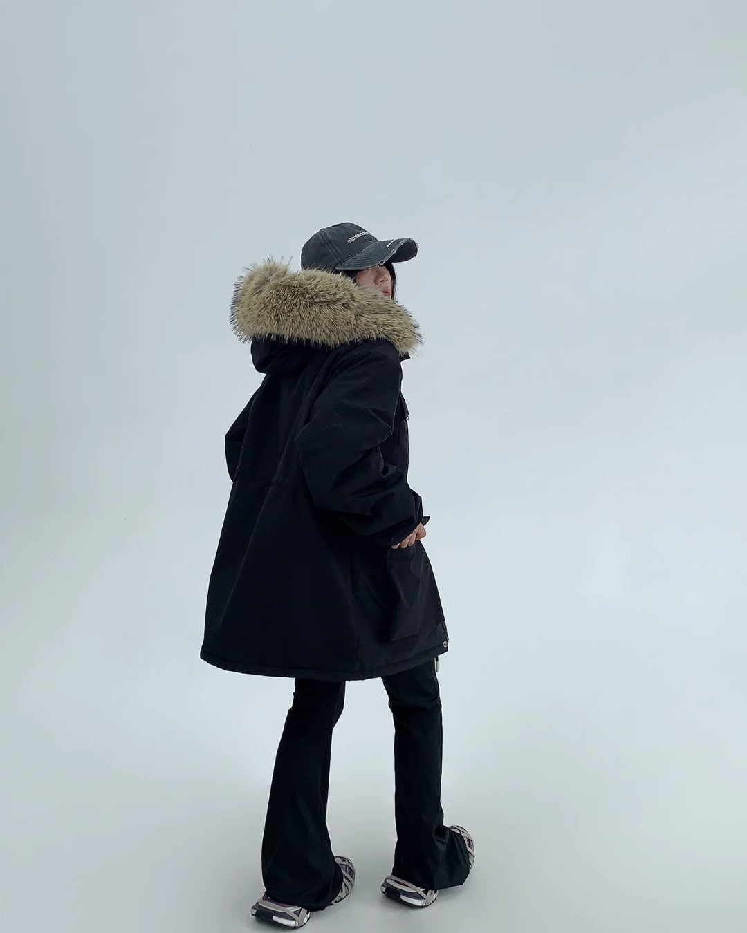 Fur Hood Mod Coat YLS0691