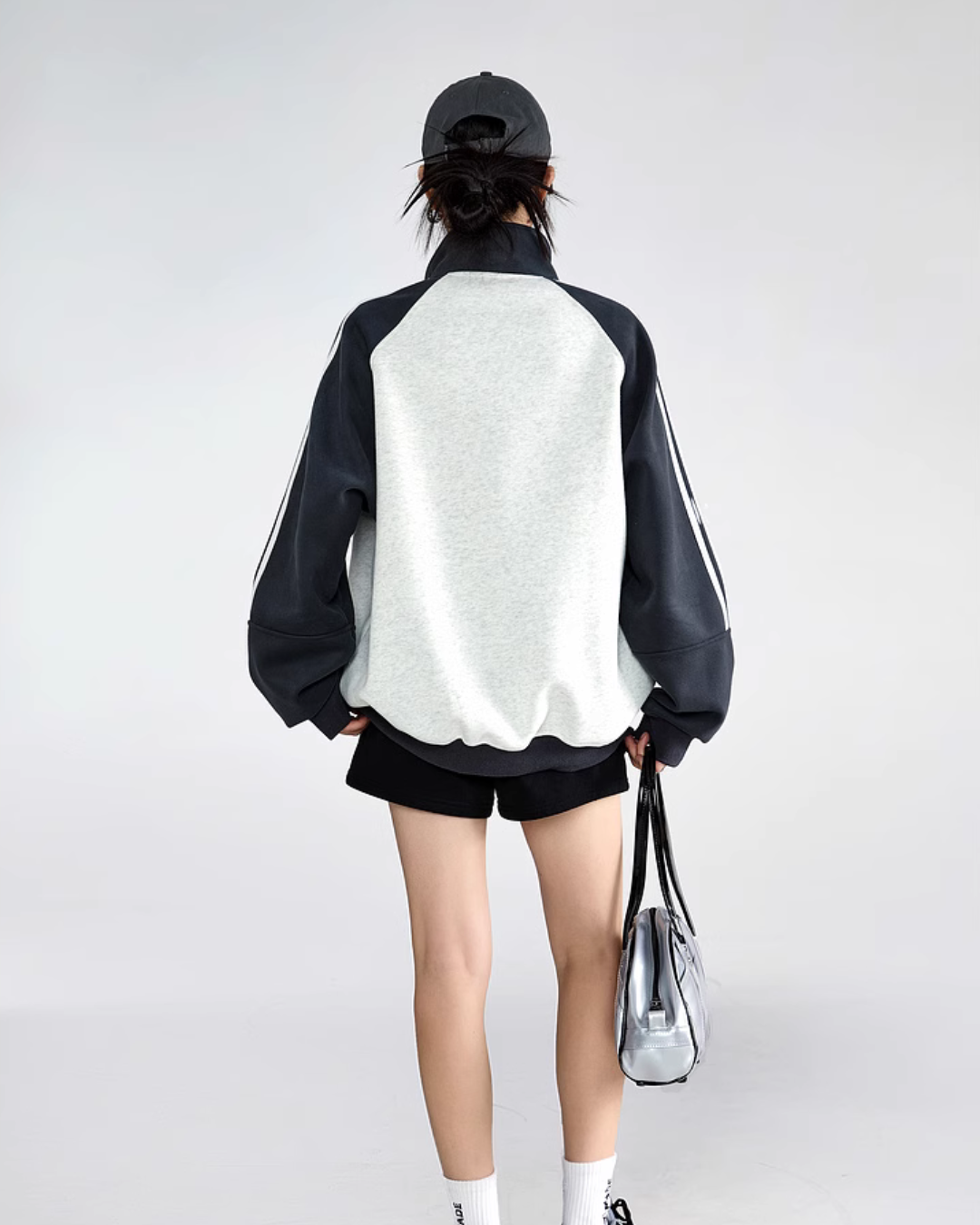 Color Blocked Side Line Track Jacket ICM0060