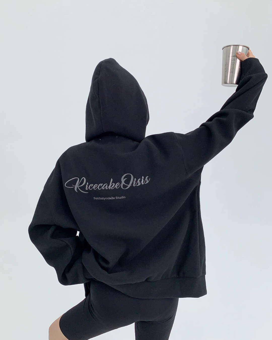 Double Zipper Logo Hoodie YLS0350