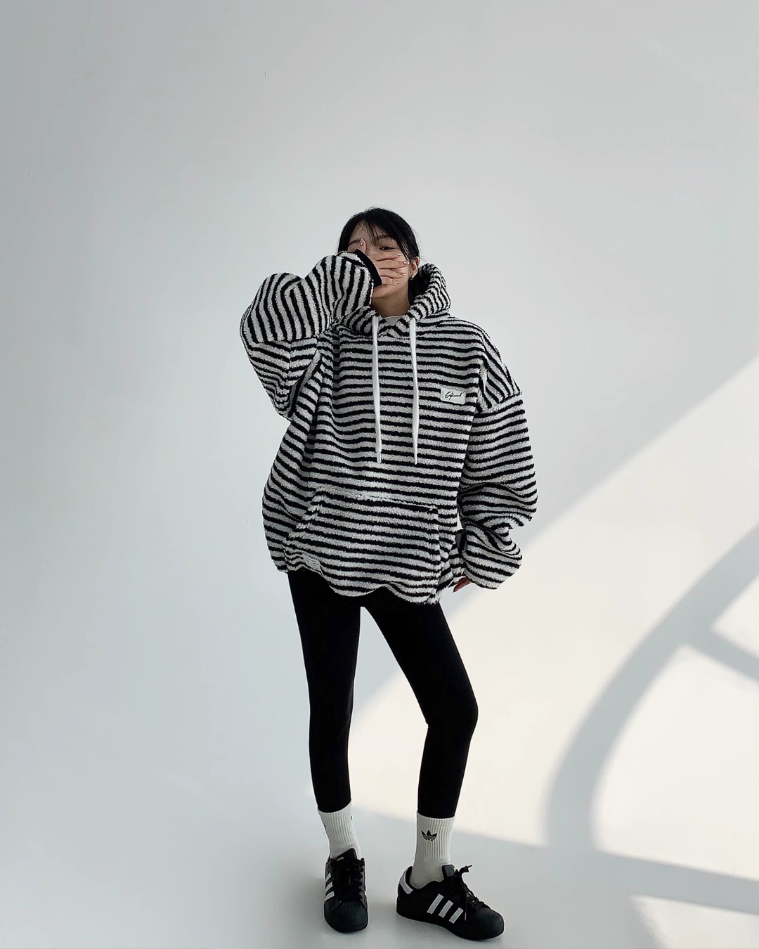 Border Pullover Hoodie YLS0635