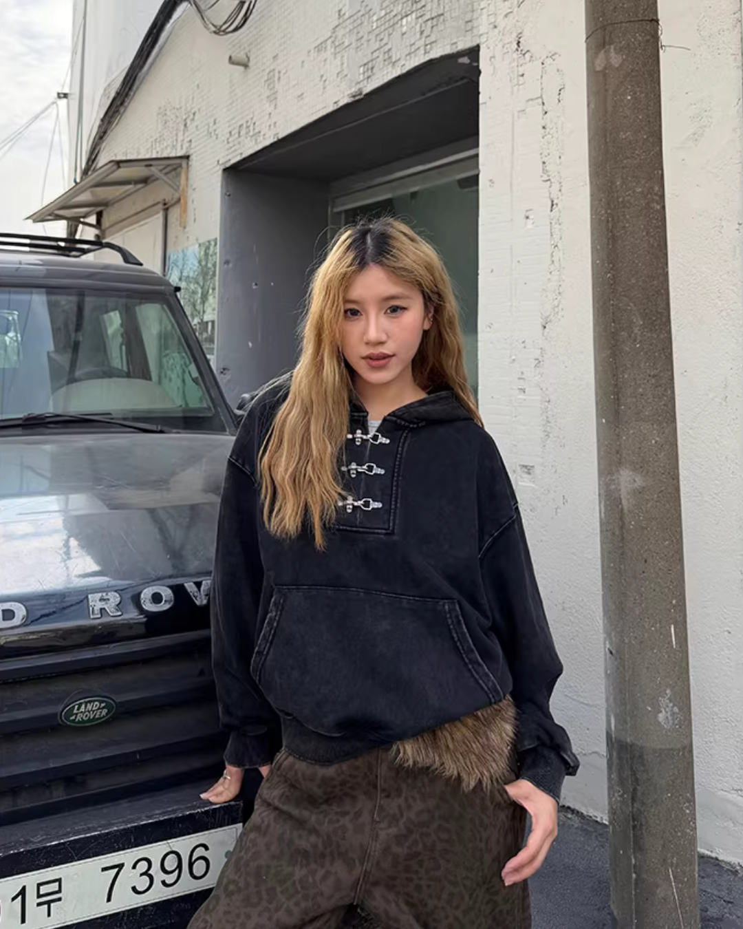 Washed Water Vintage Hoodie CYE0092