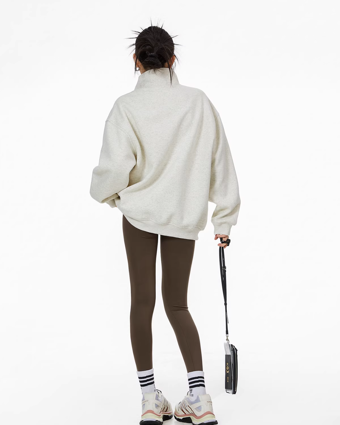 Half Zip Sweat Tops ICM0074